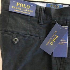 Men’s Polo Ralph Lauren pants, 32 x 34, Blk, NEW